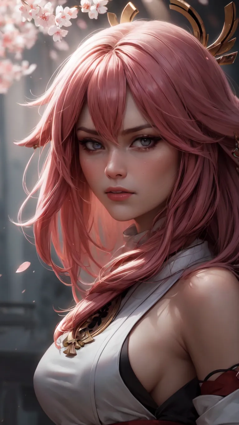 this is the girl that she likes in league of legends 2 for her pink hair and her cosplay outfit is too pretty girly enough
